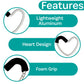 BUGGY HEART HOOK by BUGGYGEAR - The Perfect Way to Carry Your Baby Diaper Bag - Use Buggy Gear Heart Hook on Your Stroller Handl