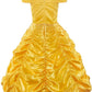 Jerrisapparel Princess Dress Off Shoulder Layered Costume For Little Girl (8 Years, Yellow With Accessories)