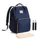 Ramhorn Diaper Bag Backpack Multifunction Waterproof Travel Back Pack for Mom Blue