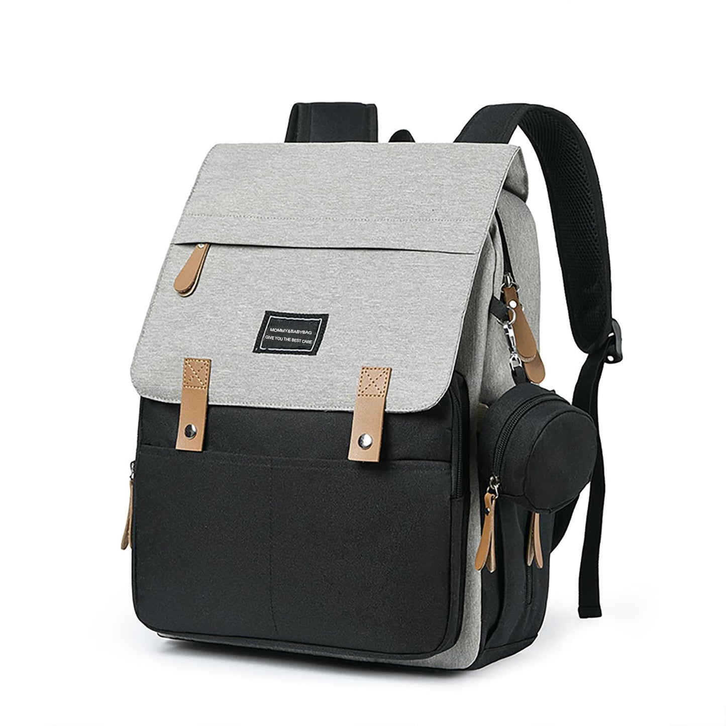 House Of Quirk Baby Diaper Bag Maternity Backpack Durable Baby Nappy Casual Shoulder Bags With Pacifier Case Travel Hiking Outdo