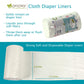 OsoCozy Flushable Diaper Liners - Make Cloth Diapering Convenient with Easy, Quick, Cloth Diaper Liners - Super Soft and Gentle