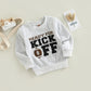 Mozikqin Toddler Baby Boy Girl Football Sweatshirt Long Sleeve Pullover Sweater Tops Thanksgiving Outfit Fall Clothes (Ready For