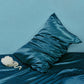 Toddler Pillow Cases 14 X 20 2 Pack Travel Pillowcase Breathable Silky Soft Baby Pillow Cases Deep Sea Blue Kids Satin Pillowcas