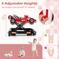 Baby Joy 4-In-1 Baby Walker, Foldable Activity Walker With Adjustable Height, Music & Lights, Anti-Rollover, Toddler Push Walker