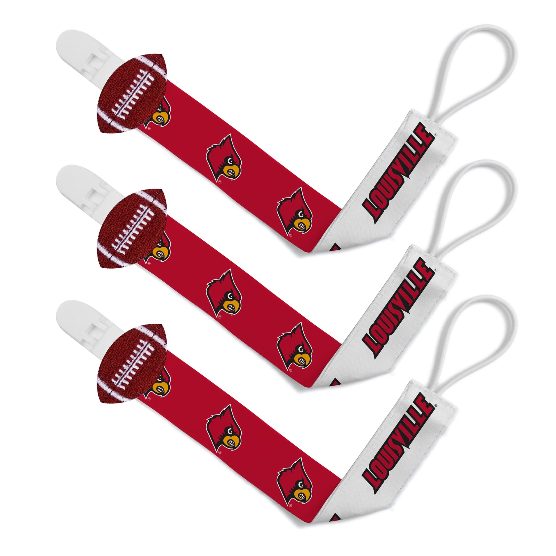 Louisville Pacifier Clip 3 Pack