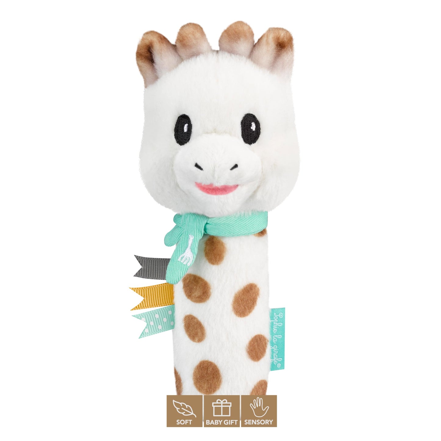 Sophie la girafe | Sweetie Pouet Rattle | Soft, Fun & Easy to Grasp | Awaken All 5 Senses