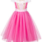 Princess Costume Girls Birthday Party Dress Up With Accessories 8-10 Years (Style2 140Cm)