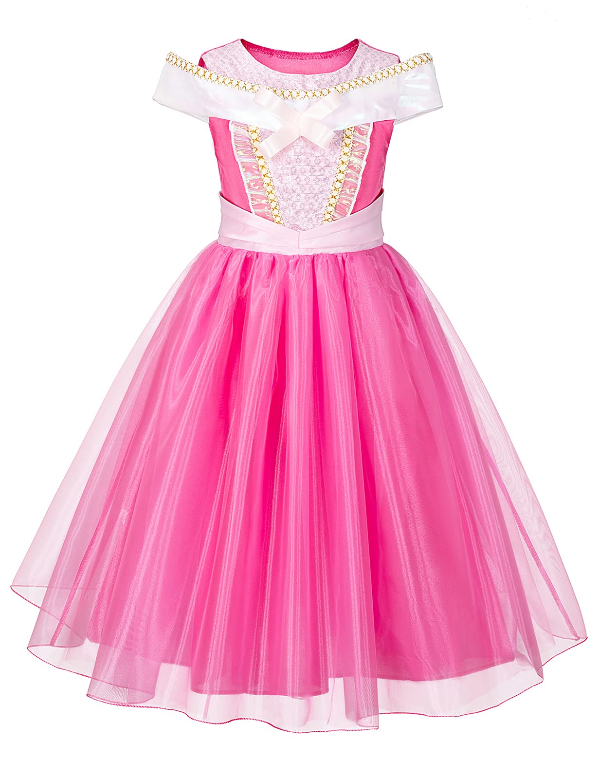 Princess Costume Girls Birthday Party Dress Up With Accessories 8-10 Years (Style2 140Cm)