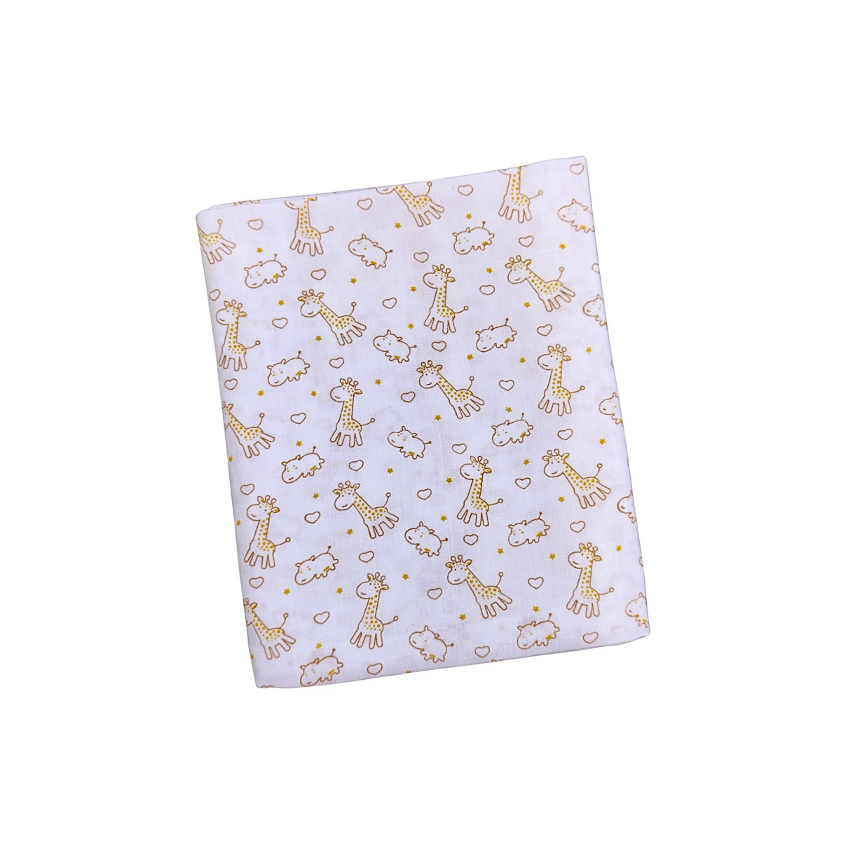 Junior Drive  Infants Printed Muslin Swaddle (WhiteYellow)