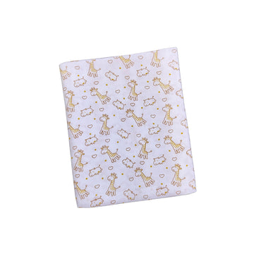 Junior Drive  Infants Printed Muslin Swaddle (WhiteYellow)
