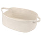 Small Woven Cotton Rope Basket Cute Baby Gift Baskets Empty Decorative Storage for Organizing Shelves Closet Baby Nursery Basket