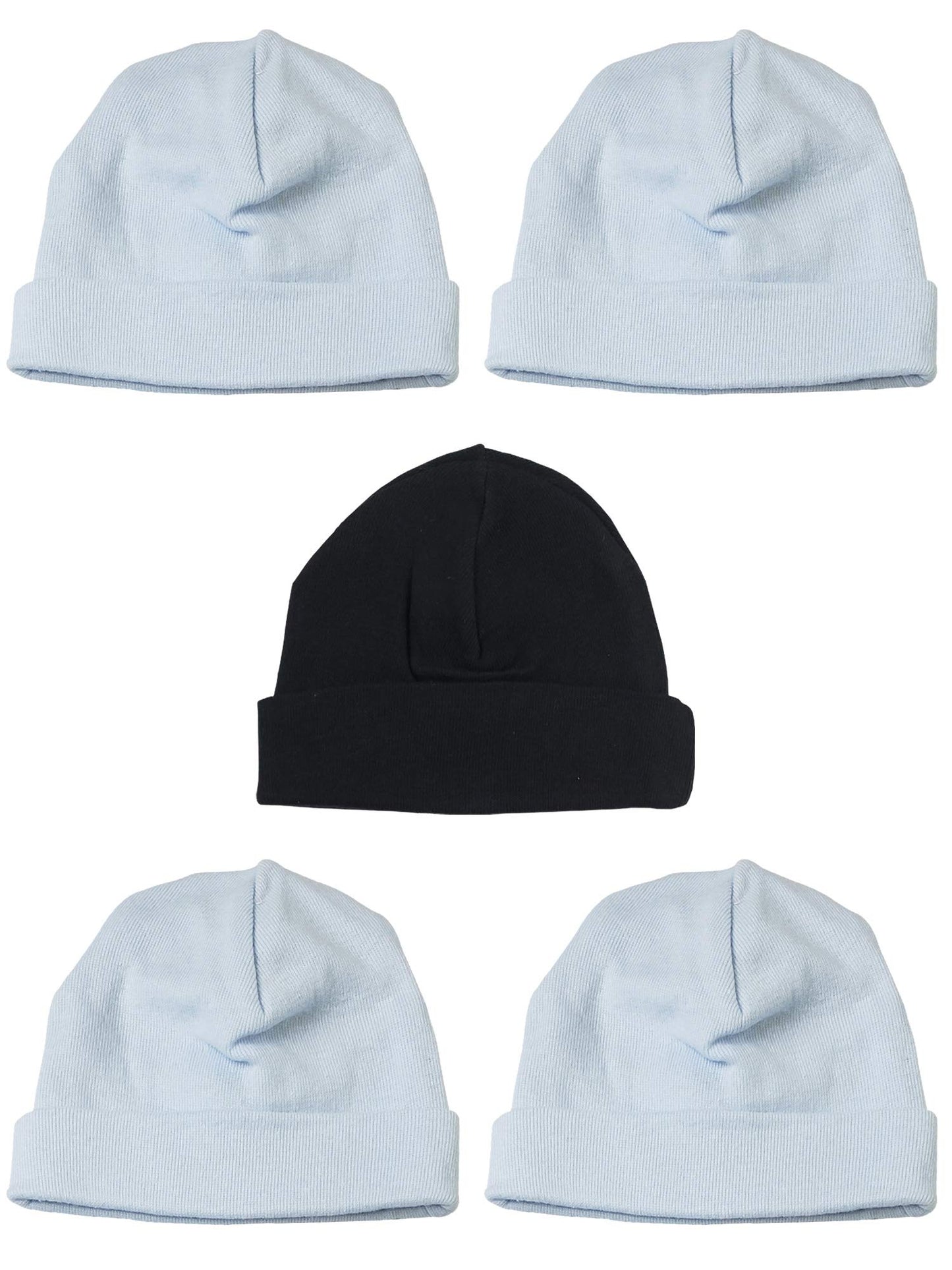 Boys Baby Caps (Pack Of 5)