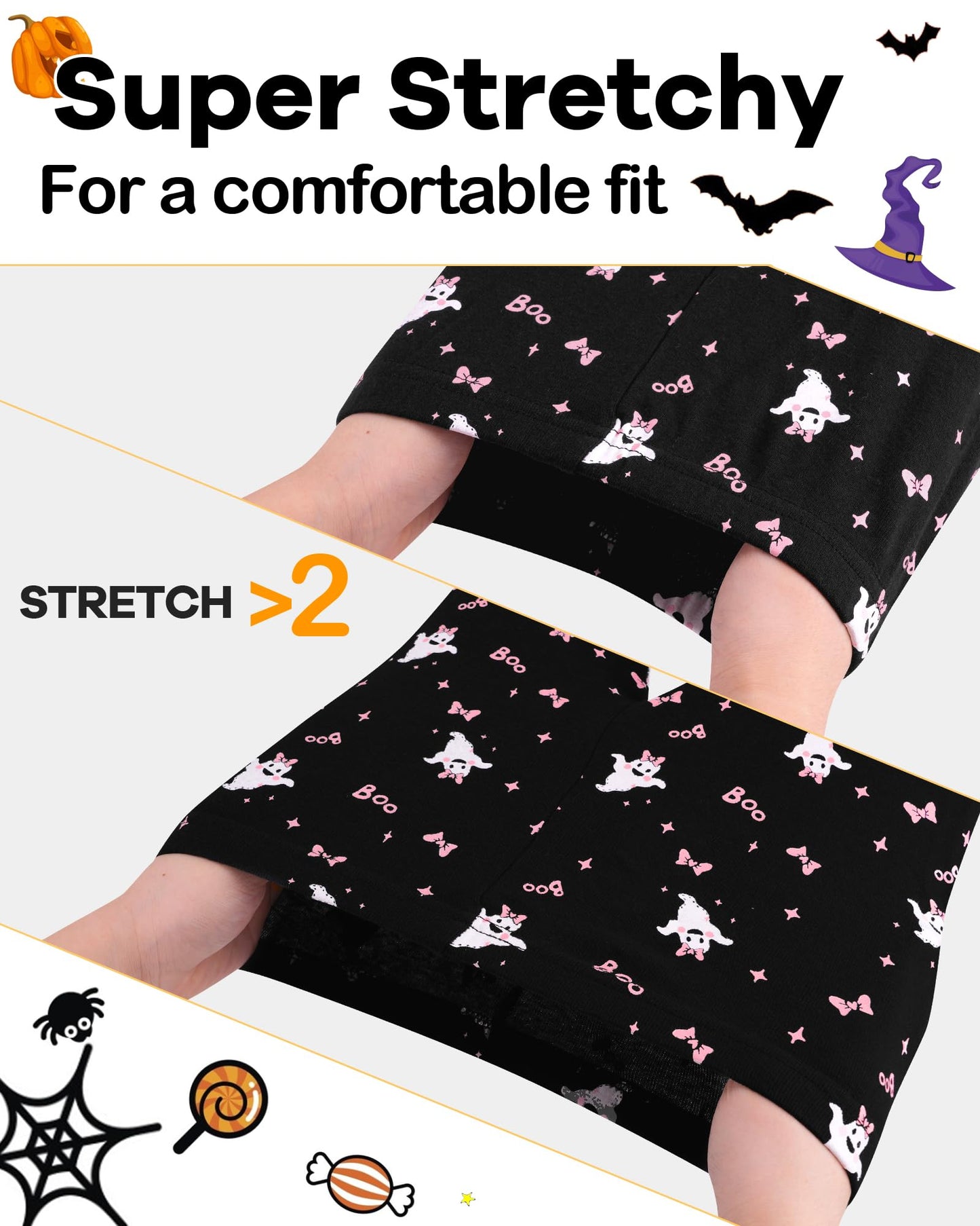 Daughter Queen Girls Halloween Pajamas 18-24 Month Baby Toddler Ghost Pjs 100% Cotton Comfy Soft Pj Sets Sleepwear Jammies Cloth