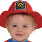 Amscan First Fireman Halloween Costume For Babies, 6-12 Months, With Red Hat And Attached Suspenders And Badge