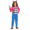 Dreamworks Gabby'S Dollhouse, Official Gabby Kids Costume And Cat Ears Headband, Toddler Size Medium (3T-4T)