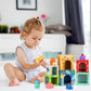 KMTJT Toddlers and Babies Dinosaur Sorting and Stacking Toys Blocks for 1-3 Kids Preschool Learning, Numbers Nesting Boxes Monte