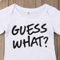 Newborn Baby Got My Mind On My Mommy Paws Funny Bodysuits Rompers Outfits Grey White 0-18M (Z-Z Guess What, 3-6M)