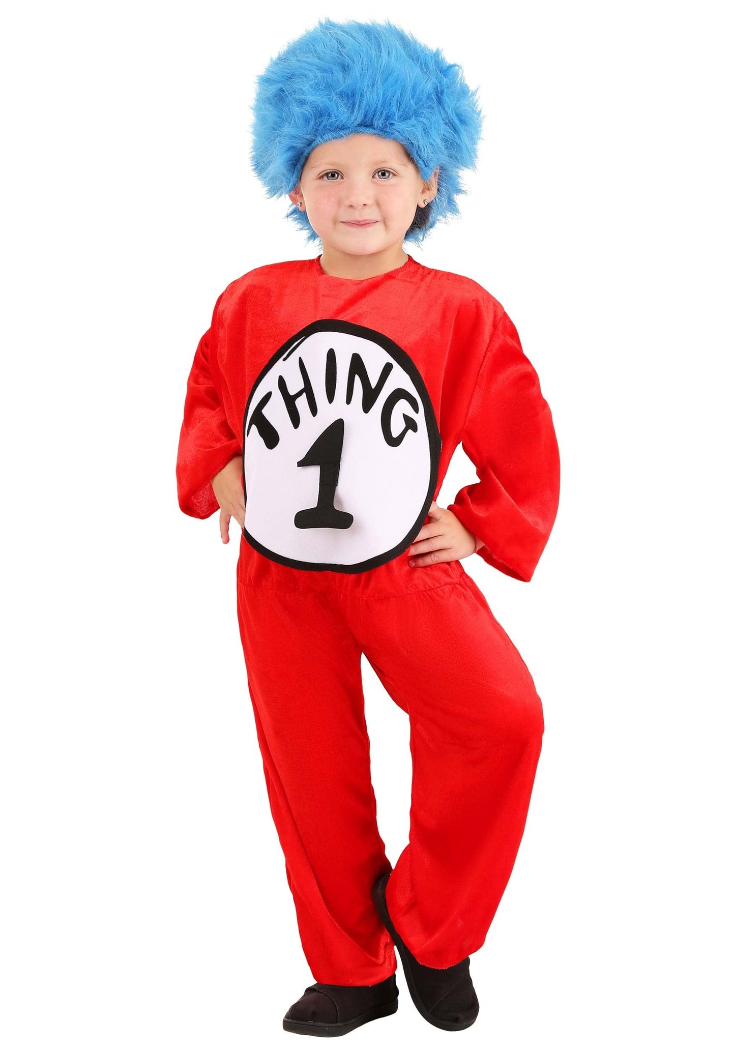 Elope Dr. Seuss Thing 1 And Thing 2 Costume For Toddlers 2T/4T
