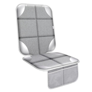 Meolsaek Car Seat Protector For Child Car Seat, 600D Fabric Waterproof Car Seat Cover With Non-Slip Backing, Under Baby Car Seat