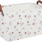 Sanjiaofeng Rectangular Kids Basket Flower Storage Bins,Girls Storage Basket with Handles.Clothers,Books,Kid s Gifts Bins. (Dri