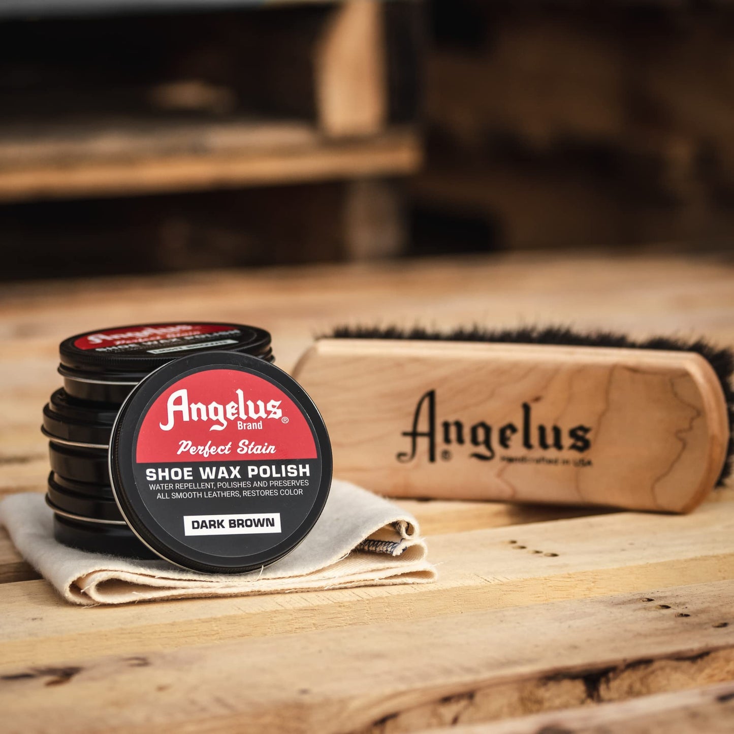 Angelus Shoe Wax Polish 3Oz (White)