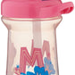 The First Years Disney Minnie Mouse Toddler Straw Cup - Spill Proof Flip Top Toddler Sippy Cups - 18 Months And Up - 10 Oz