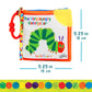 Lets Count Soft Book - World of Eric Carle the Very Hungry Caterpillar Baby on the Go Clip Teething Crinkle Soft Sensory Book f