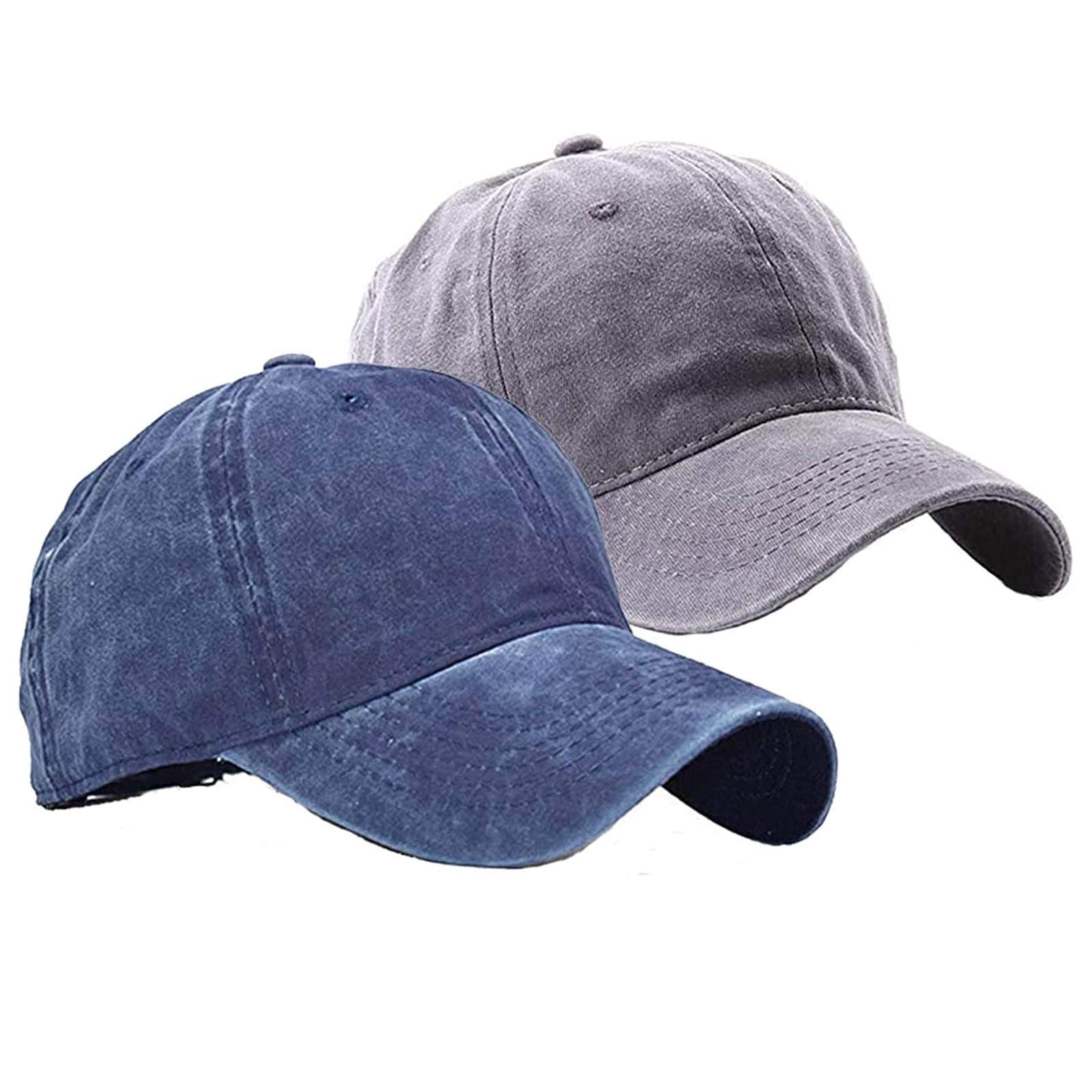 Utowo Kids Baseball Hat For Boys Distressed-Washed Cotton Baseball Cap For Toddlers