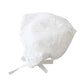Glamulice White Baby-Girls Newborn Satin Baptism Dress Elegant Lace Cap Flower Christening Gown 0-6 Infant Formal Party Wedding
