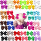 C  Llot 40Pcs Boutique Hair Bows Elastic Ties Kids Children Rubber Bands Ponytail Holders Hair Bands For Baby Girls Teens Toddle
