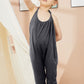 Darkyazi Baby Summer Jumpsuits For Girls Kids Cute Backless Harem Strap Romper Jumpsuit Toddler Pants Size 2-8Y (2T, Grey)