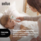 Braun Sensian Contact 5 Forehead Thermometer - Gentle Digital Thermometer With Professional Accuracy And Color Coded Temperature