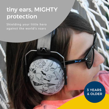 Banz Kidz Earmuffs 2 Years & Up, Noise Cancelling Headphones & Toddler Ear Muffs