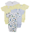 Bambini Short Sleeve One Piece 5 Pack
