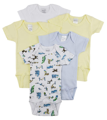 Bambini Short Sleeve One Piece 5 Pack