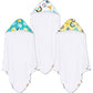 CORAL DOCK 3 Pack Baby Hooded Bath Towel Sets, Ultra Absorbent Baby Essentials Item for Newborn Boy Girl, Baby Bath Shower Towel