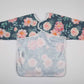 Sigzagor Baby Bib Sleeved Shirt With Pocket 1-3 years old Toddler Painting Drawing (Floral)