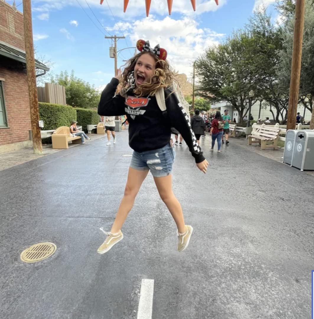 Clgift Iridescent Minnie Ears, Pick Your Color: Silver, Gold, Blue, Rainbow Sparkle, Classic Red Sequin (Cars)