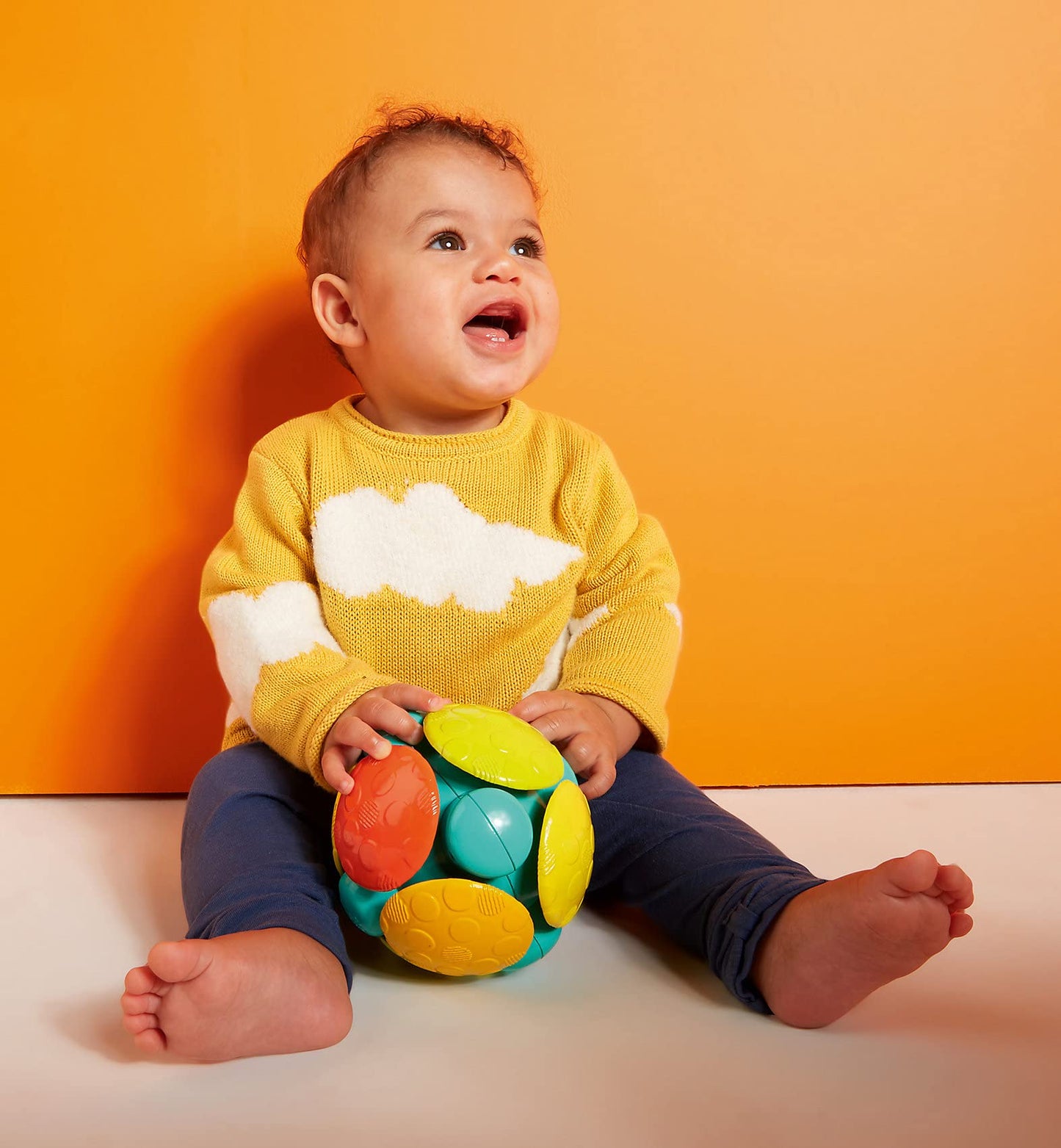 Bright Starts Wobble Bobble Activity Ball Toy, Ages 3 Months+