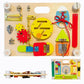 Smartwo Double-Sided Montessori Busy Board for Toddlers 2-4, Train Ages 1-3 Babies Fine Motor Skills, Toddler Boy Toy of Sensory