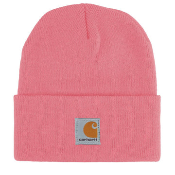 Carhartt Unisex Baby Knit Beanie Cuff Hat, Pink Lemonade, One Size
