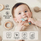 Evoceler Softness Staged Teething Toys (30 Super Soft, 50 Soft, 70 Regular) for Baby Teething Relief - 10 Pcs Pacifier-Grade Sil