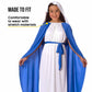 Morph Virgin Mary Costume For Kids, Virgin Mary Costume For Girls, Virgin Mary Kids Costume, Mary Kids Costume, Girls Virgin Mar