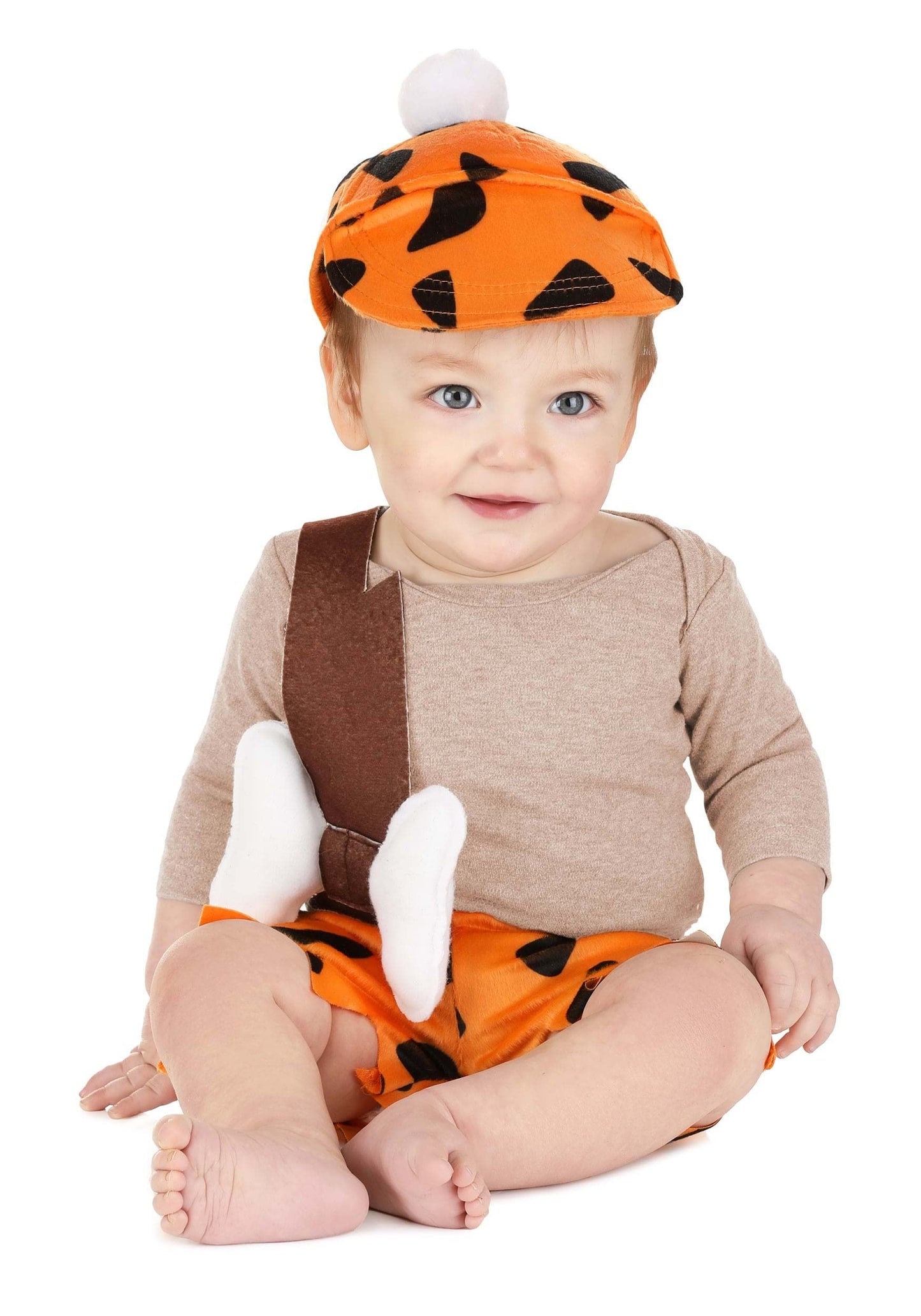 Fun Costumes Flintstones Bamm-Bamm Rubble For Infants, Baby Caveman Outfit, Bedrock Cosplay & Halloween 6/9 Months