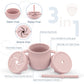 Sofial All In One Silicone Feeding Set - Safe For 6-12 Months - Non-Toxic Baby Led Weaning Supplies - Toddler Self Feeding Utens