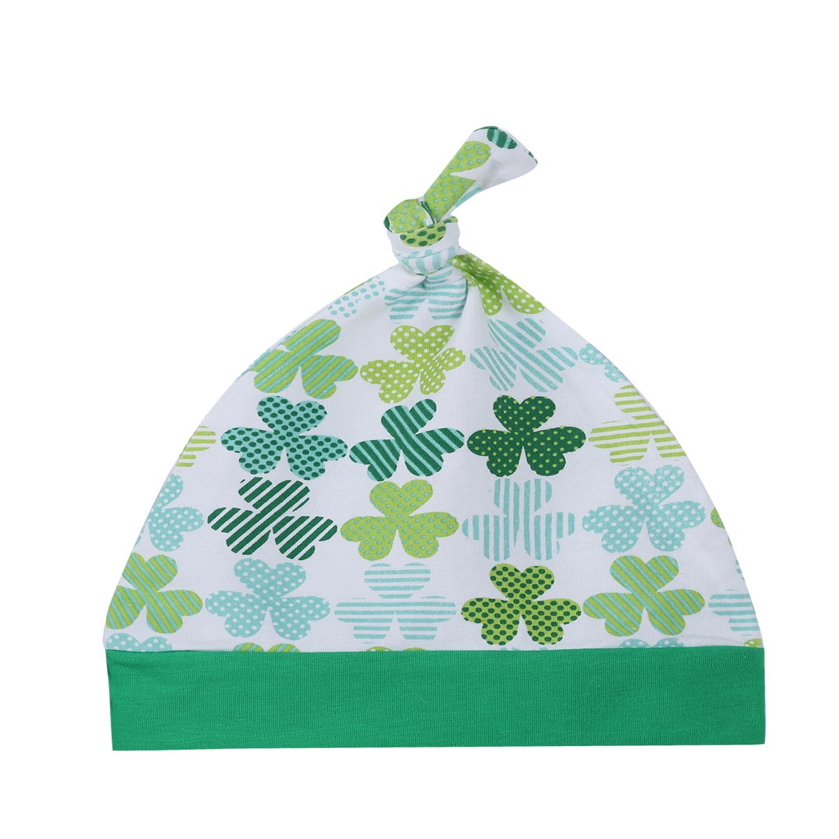Bakjuno Baby Boys Girls Cute St Patrick'S Day Outfit Clover Pants With Hat (12-18 Months) Green
