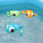 DUCKBOXX XX Wind-up Swimming Sea Turtles Bath Toy, No Battery Mold-Free Anti-Rust Interactive Montessori Toy for Kids 18M+ (Blue