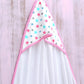 MOMJOY Hooded Baby Bath Towel for Boys & Girls,Easy Dry, Ultra Soft |1214 Months| Pack of 1|White & Pink