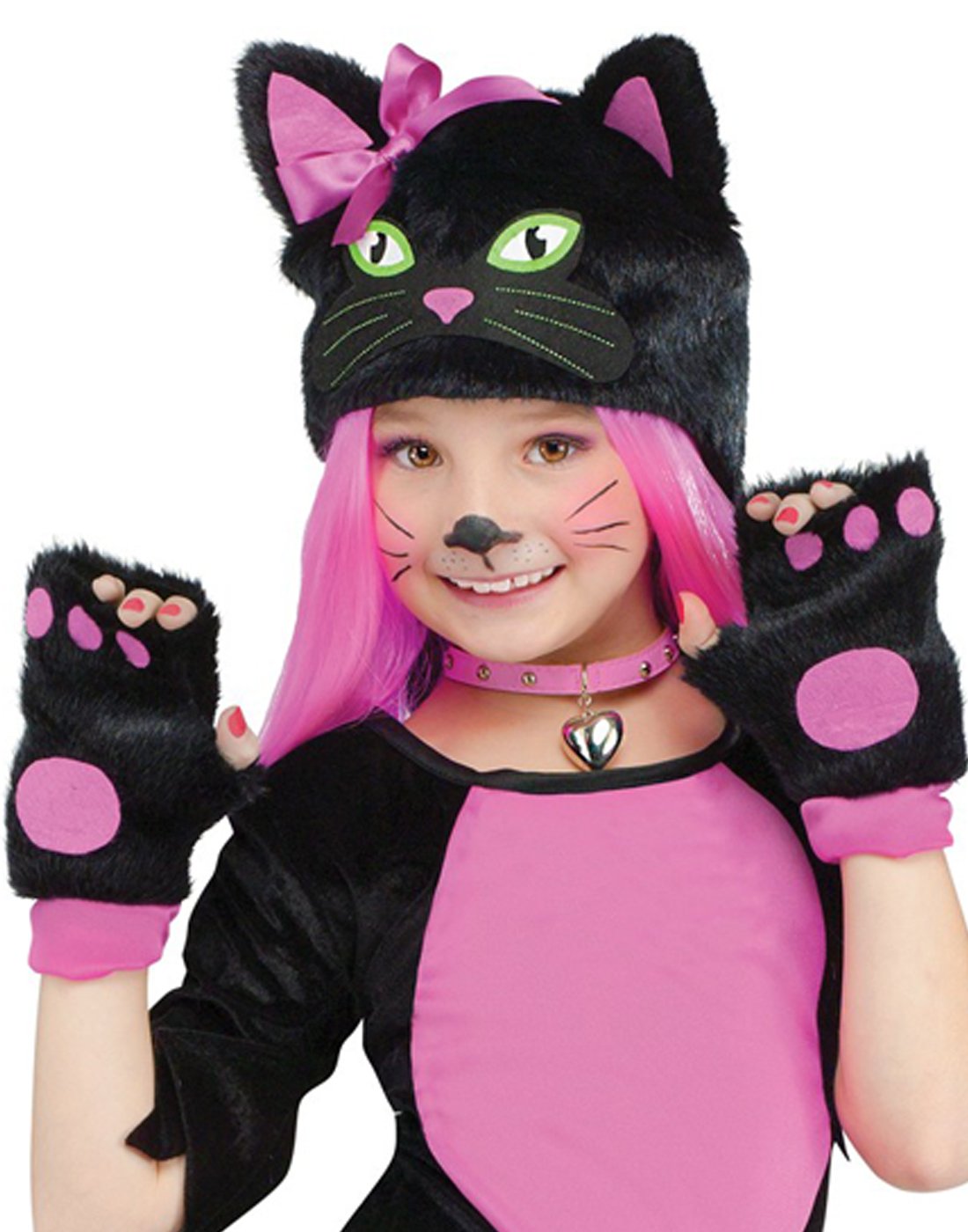 Fun World Little Girl'S Medium/Miss Kitty Children'S Costume, Multicolor, Medium