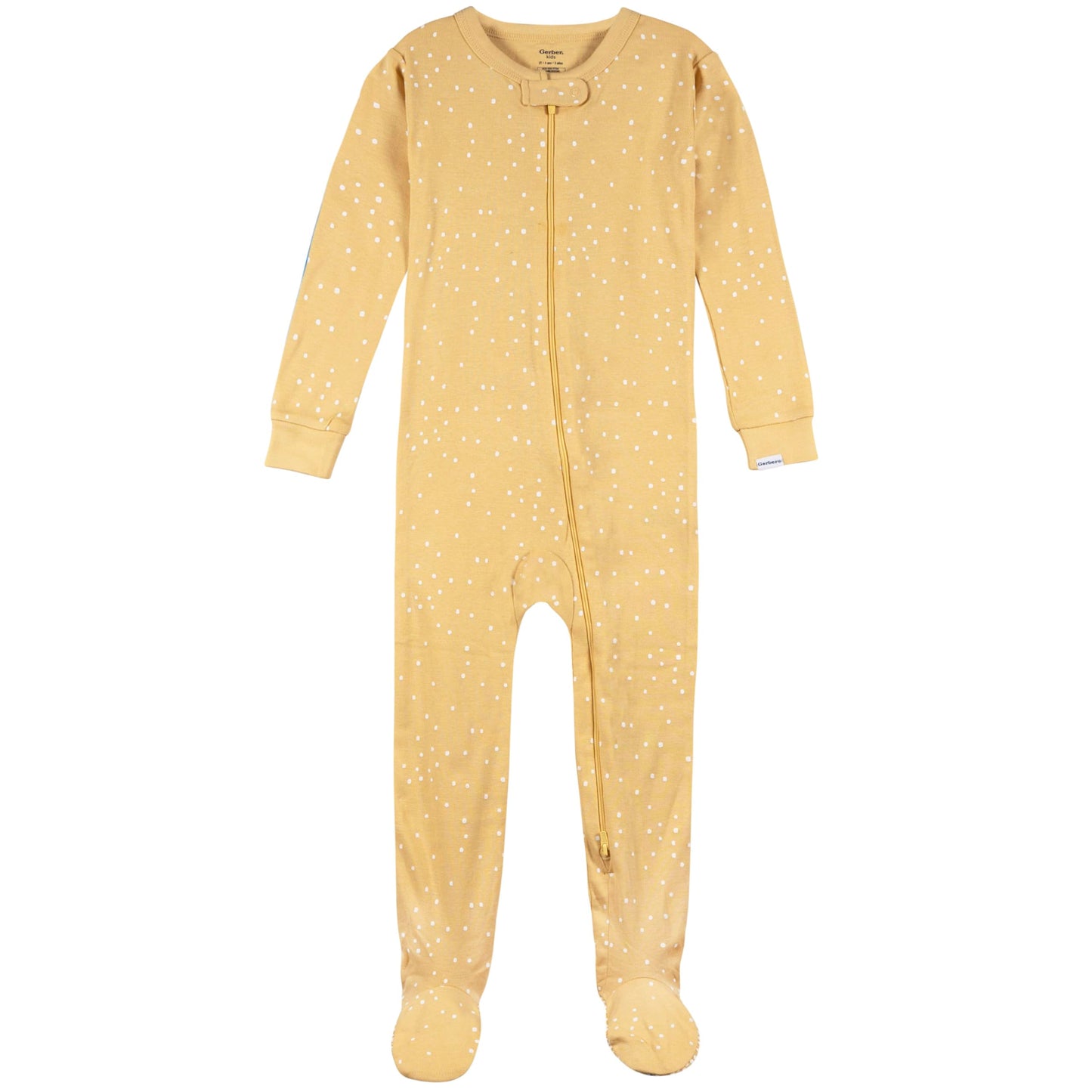 Gerber Unisex-Baby 2-Pack Footed Pajamas, Safari, 12 Months